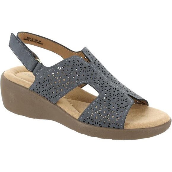 Easy Spirit Kali - Womens Navy Sandals - Picture 1 of 6